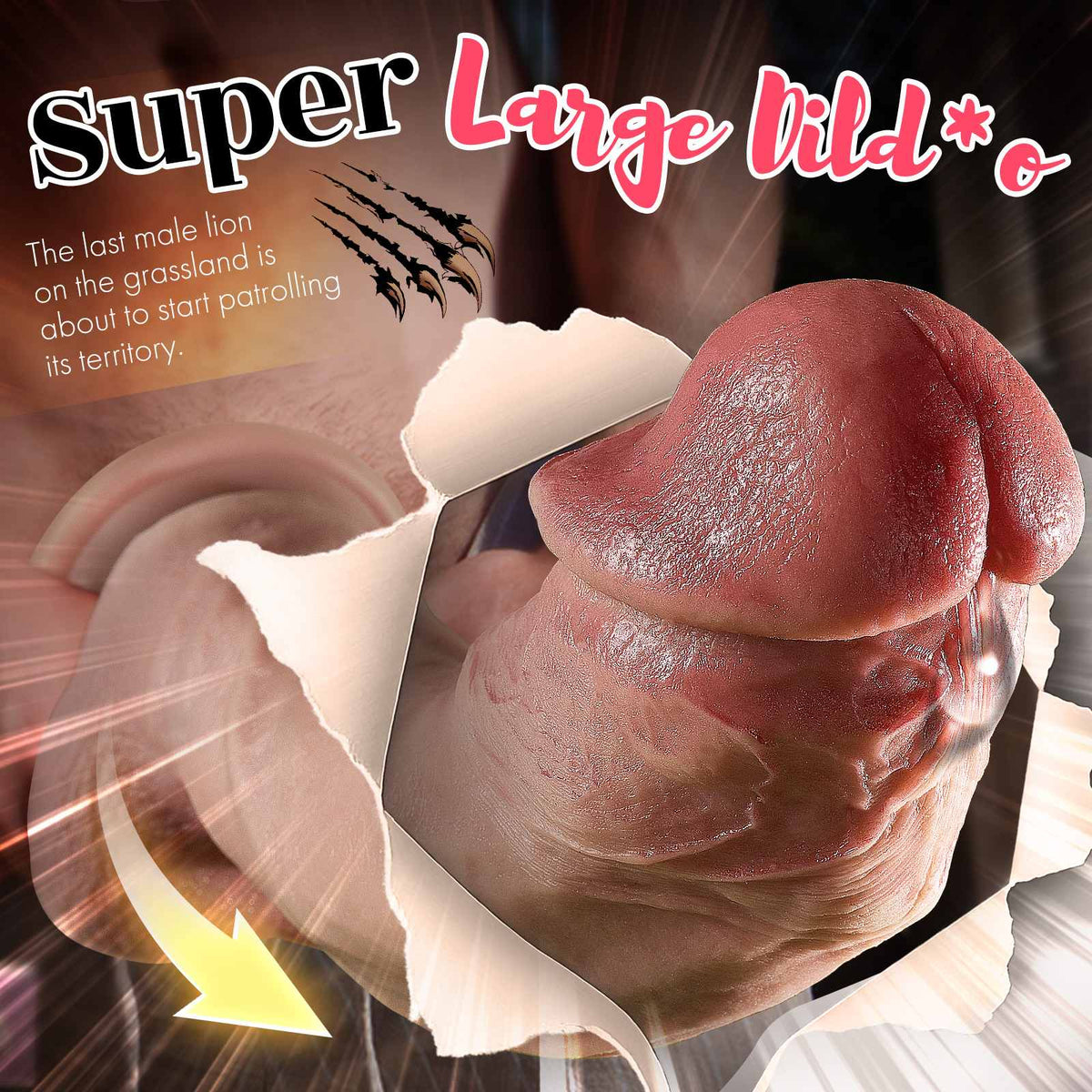 Realistic Silicone Dildo – HX Premium Large Dildo