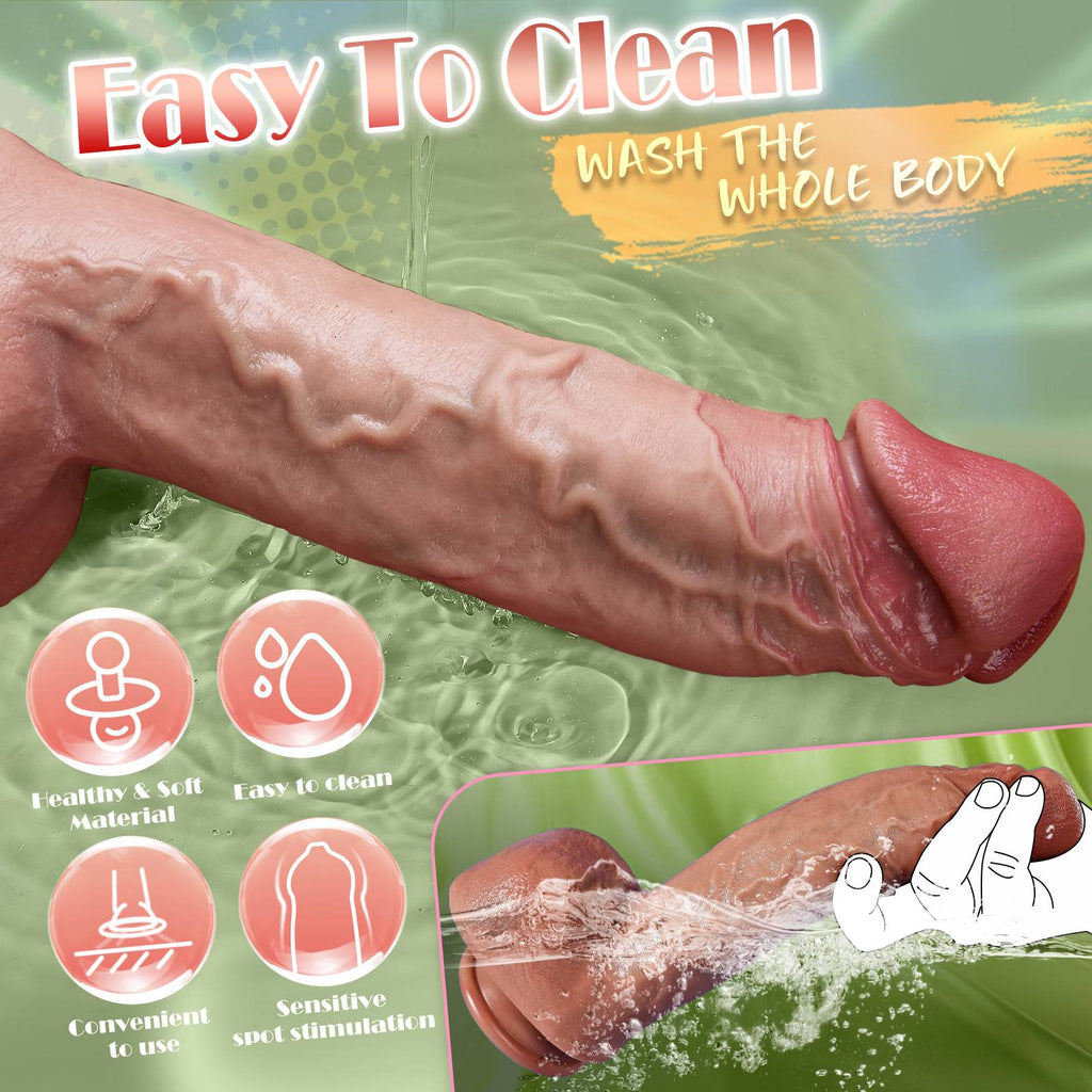 Realistic Dildo – HX Silicone Dildo in M, L & XL Sizes