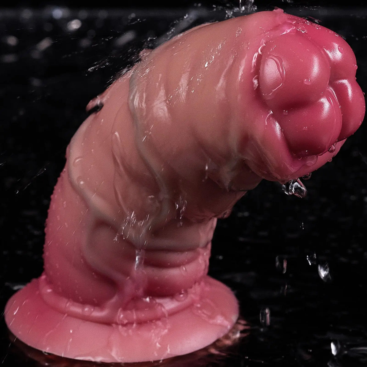 Canine Silicone Dildo – Realistic Knot Fantasy Toy dildo picture