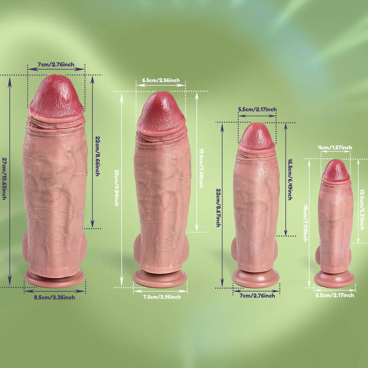 Extra Large Silicone Dildo – Firm Realistic XL Design dildo picture
