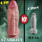 Extra Large Silicone Dildo – Firm Realistic XL Design dildo picture