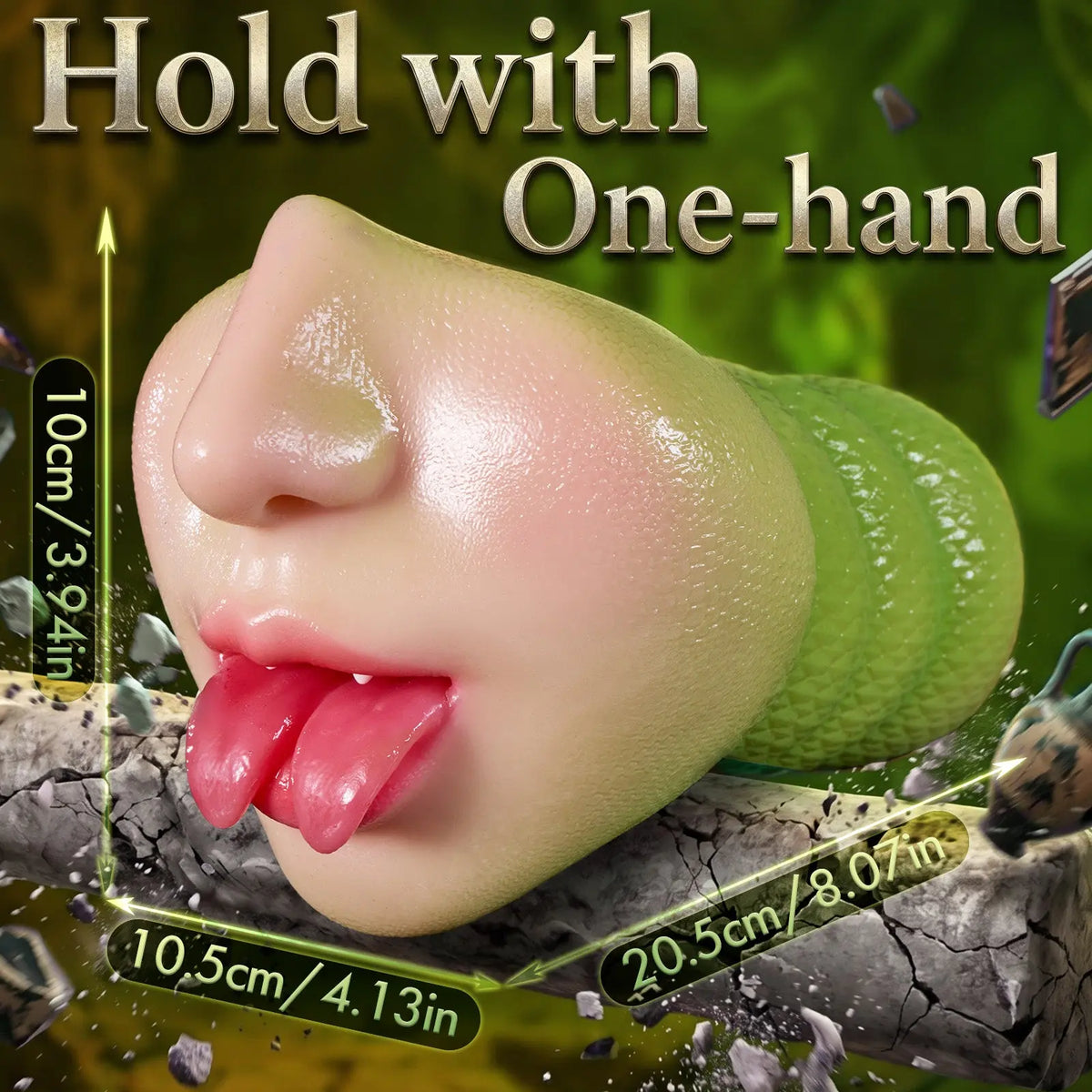 Medusa Fantasy Silicone Stroker – Mythical Design | Compact & Discreet dildo picture